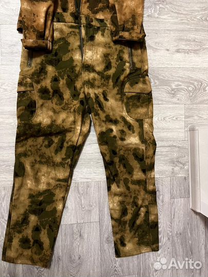 Костюм горка на флисе мох