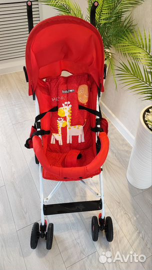 Коляска-трость Babyton Zoo Red