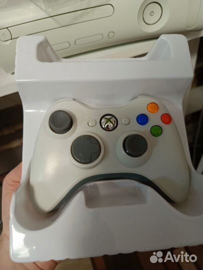 Беспроводной геймпад x box 360 белый