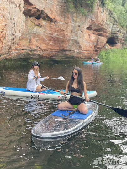 Тур на прозрачных сапах по реке Оредеж