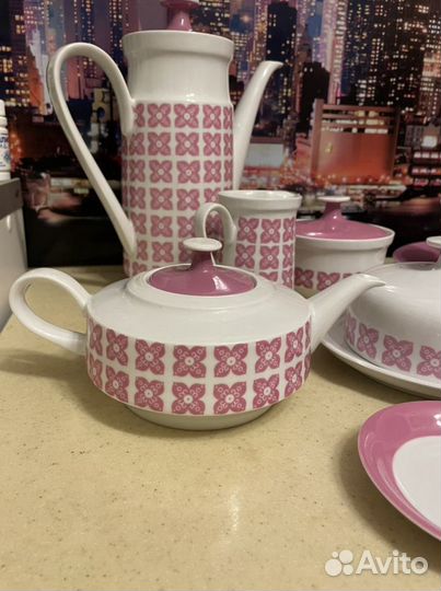 Чайно кофейный сервиз GDR kahla konltz