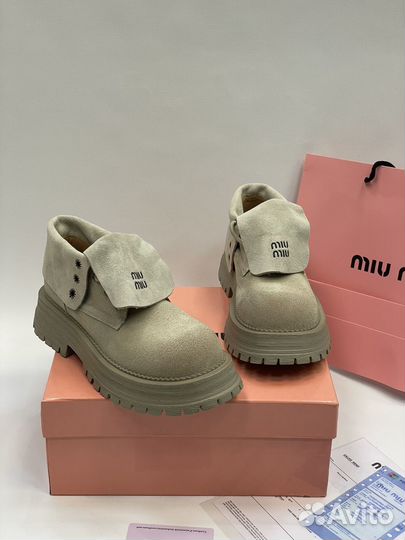 Новые Ботинки Miu Miu вх42