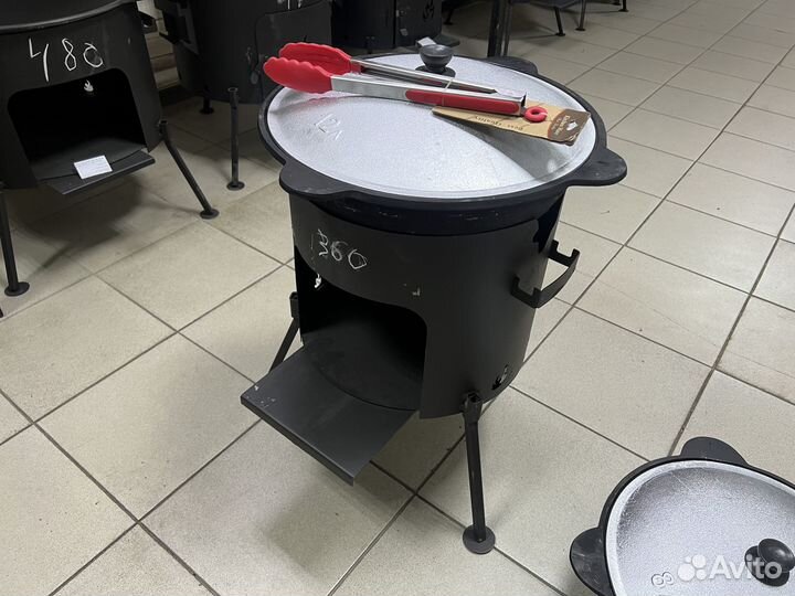 Печь + казан Комплект