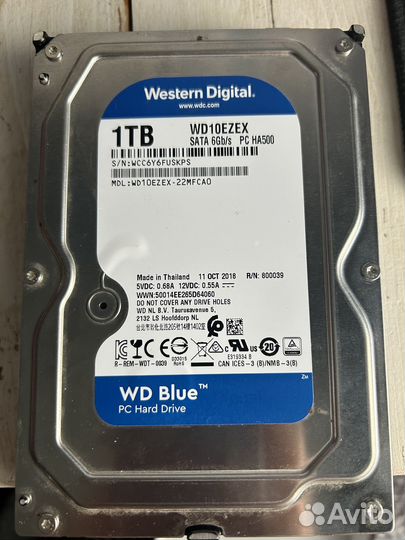 Жесткий диск 1 тб WD blue