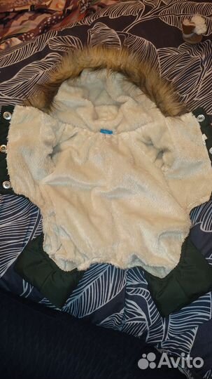 Зимний комбинезон для маленькой собаки