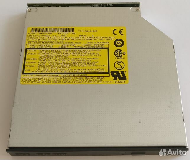 CD DVD Slim дисковод для ноутбука