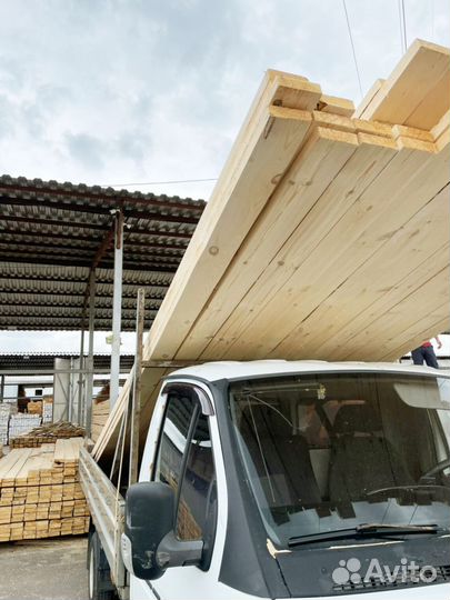 Брус обрезной 100х150х6000мм