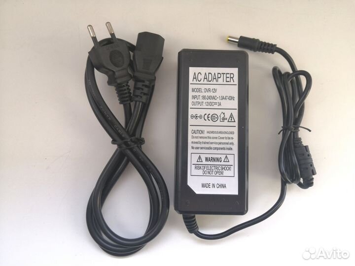 Блок питания 12v 3a