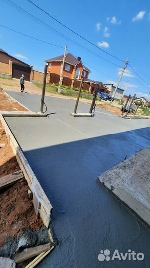 Строительная бригада Бетонная работа