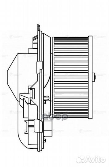 Мотор отопителя VAG A4/passat B5/superb +A/C 94