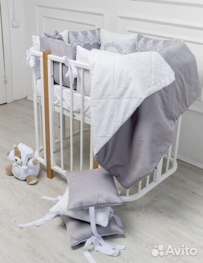 Комплект для новорожденного бортики+одеяло