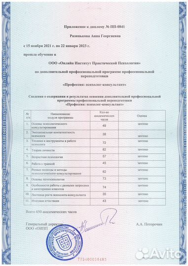 Консультация по профориентации