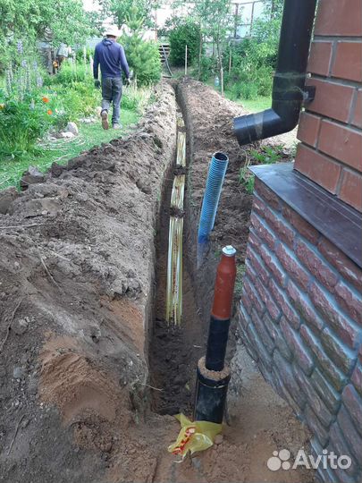 Бригада копать землю
