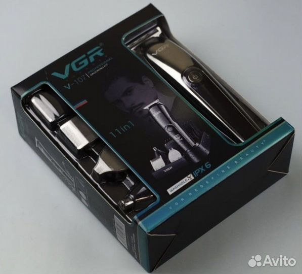 Триммер для бороды,волос,носа, ушей/ VGR V-107