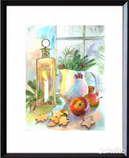 Картина акварелью 