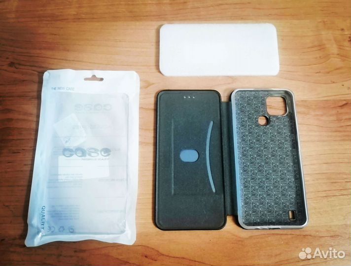 Чехол книжка иск.кожа на телефон realme c 21