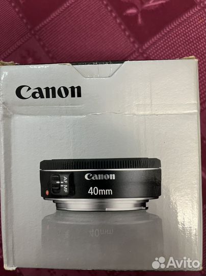 Объектив canon 40 mm