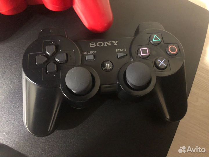 Sony Ps3 Slim 3008B HFW 4.89 + 55 игр + 2 дж