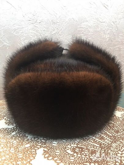 Норковая шапка мужская