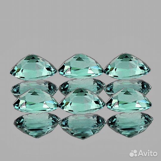 Апатит натуральный 2,02Ct 6шт 5х4мм VVS Овал Мадаг