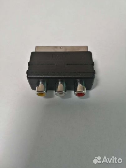Переходник (адаптер) scart (21 pin) вилка out