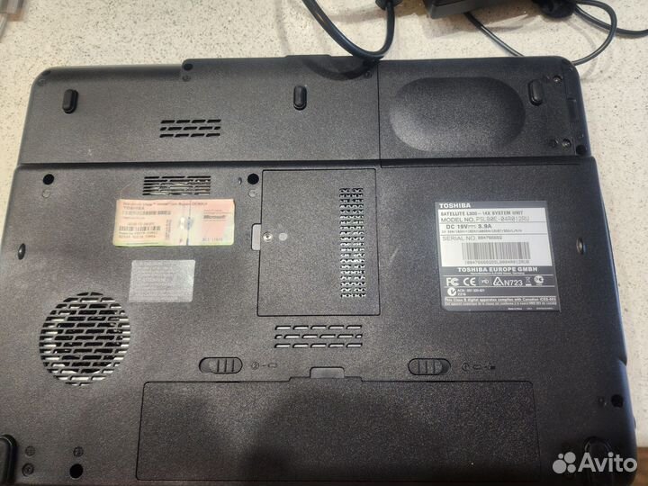 Ноутбук toshiba satellite L300-14X