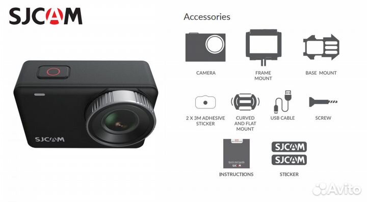 Видеокамера экшн sjcam SJ10X / sjcam SJ6 legend