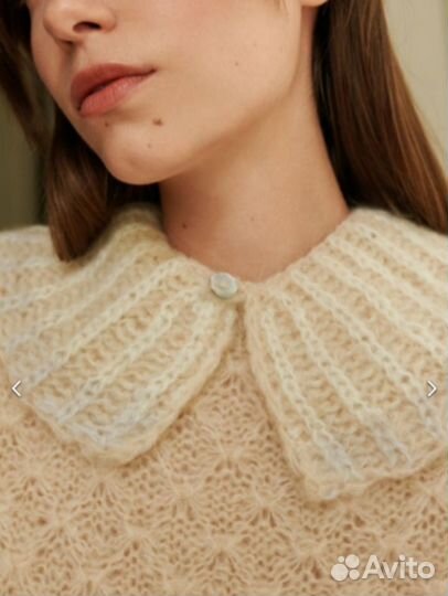 Брошура описание пуловер вязание