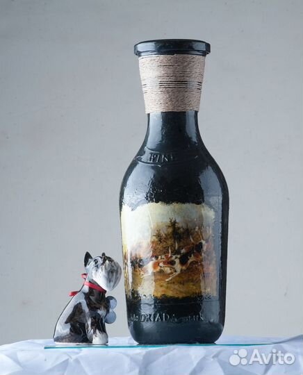 Интерьерная бутылка Охота