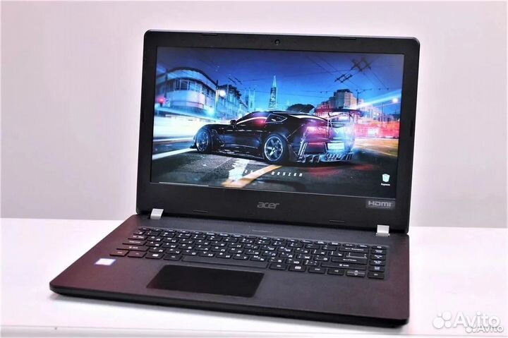 Ноутбук HP / 14 экран / SSD+HHD