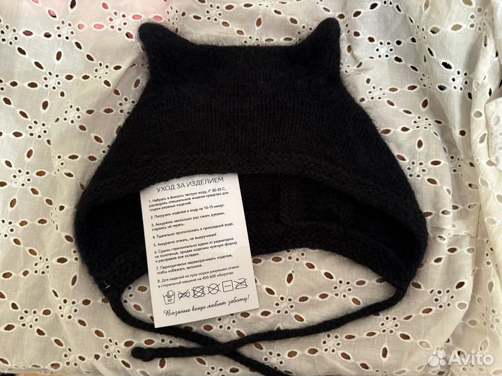 Шапка - чепчик с ушками