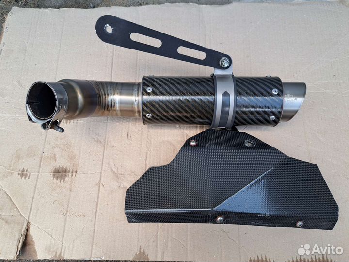 Глушитель прямоточный Honda CB1000R Scorpion