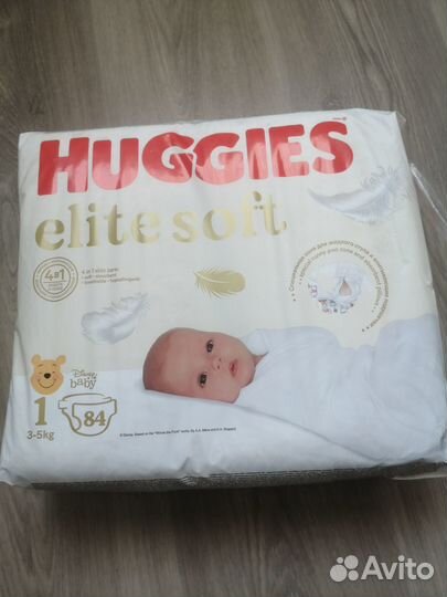 Подгузники Хаггис Элит софт 3-5кг