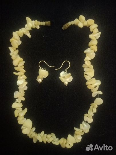 Бусы и серьги СССР