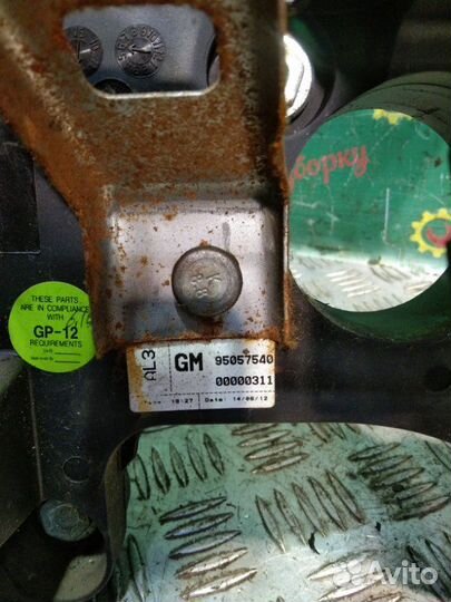 Педальный узел Chevrolet Aveo T300 седан 1.6 2012