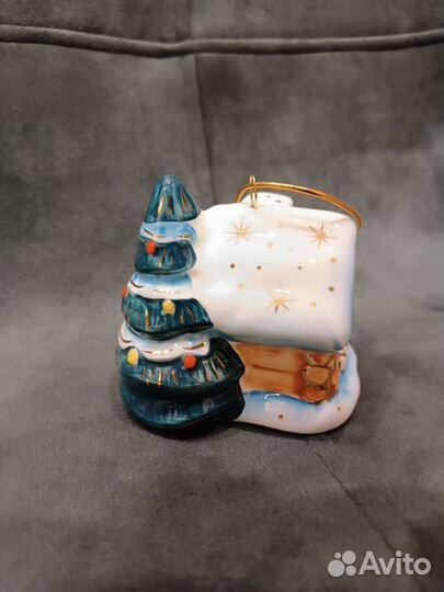 Лефортовский фарфор,Елочная игрушка