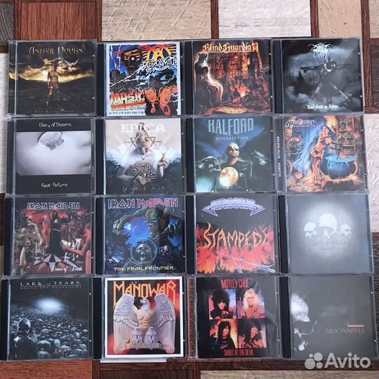 CD manowar motorhead aerosmith lake of tears
