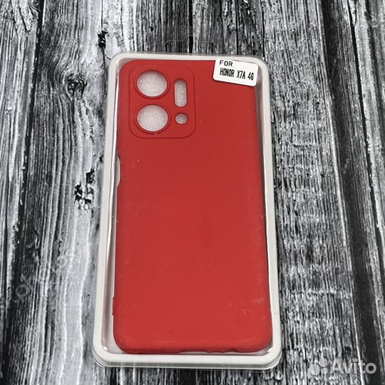 Чехол накладка для Huawei Honor X7A 4G красный