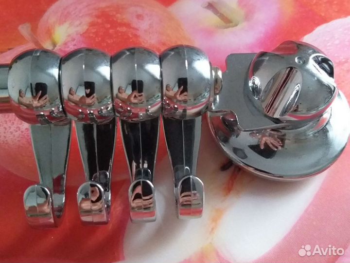 Рейлинг для кухни с крючками 46 см