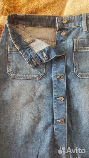 Юбка джинсовая