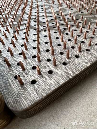 Садху доска медная с медными гвоздями для йоги