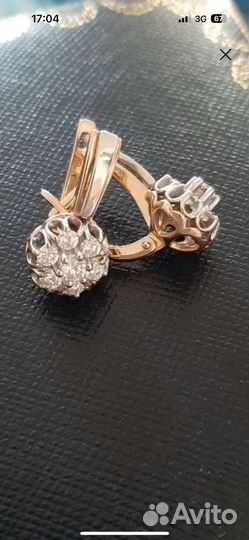 Золотые серьги