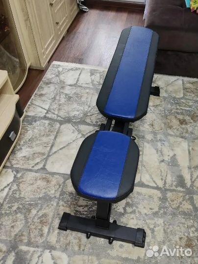 Скамейка для жима 350 кг наклонная спинка сиденье