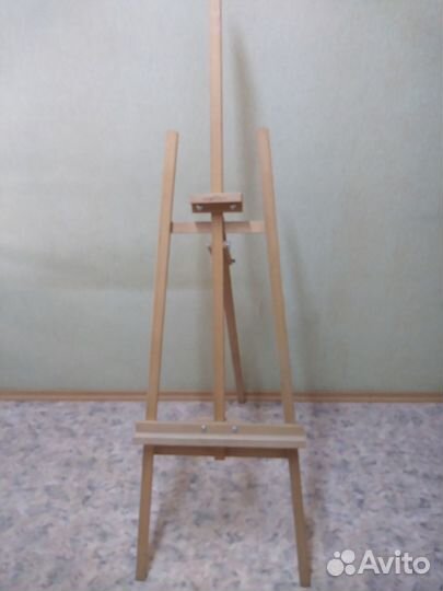 Мольберт для рисования напольный деревянный