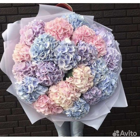 Букет из гортензий