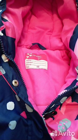 Зимний комбинезон для девочки 98
