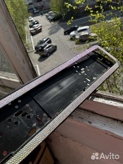 Оплетка на руль и рамка на гос. номера