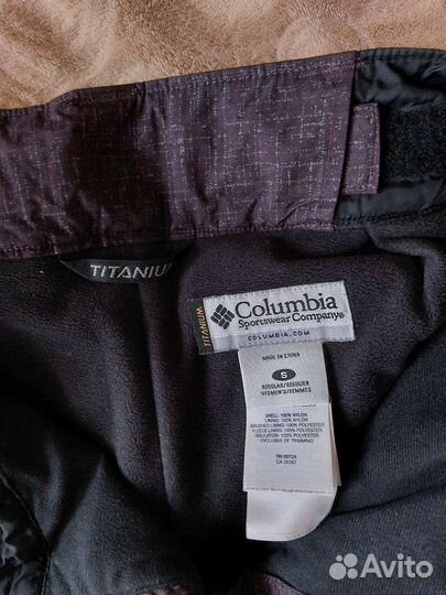 Штаны горнолыжные Columbia S(44-46) фиолетовые