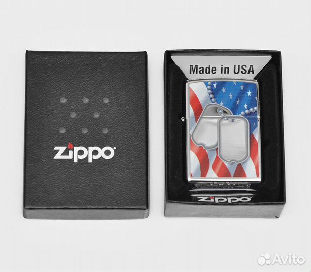 Зажигалка Zippo 28291 Flag Оригинал Новая