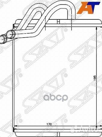 Радиатор отопителя салона KIA sorento 02- ST-KA